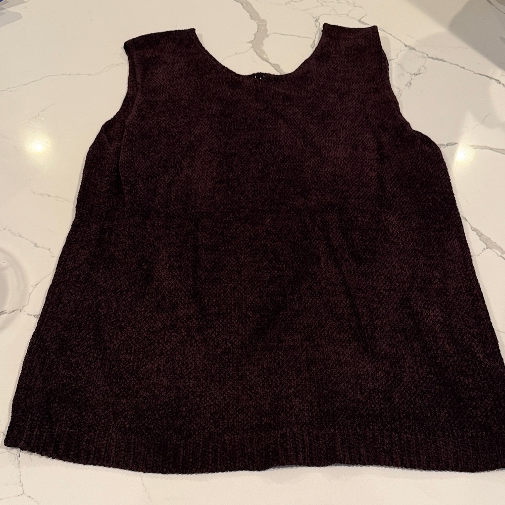 Vintage Dark Brown Tank Top